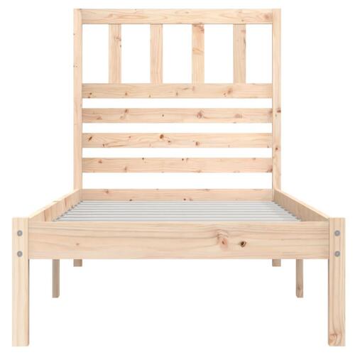 Sengeramme 90x190 cm massivt fyrretræ