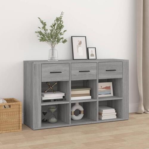 Skænk 100x30x59,5 cm konstrueret træ grå sonoma-eg
