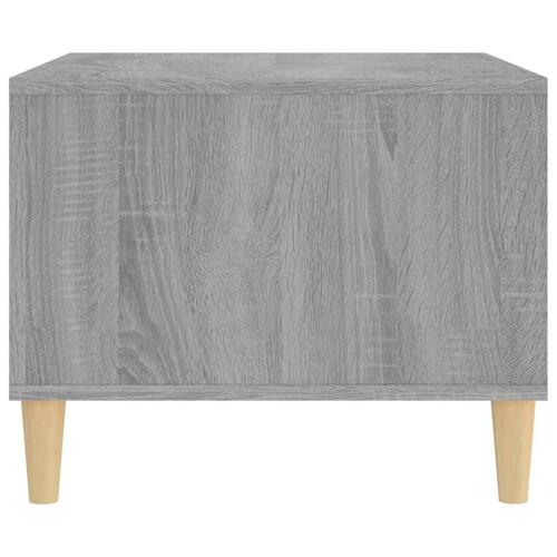 Sofabord 60x50x40 cm konstrueret træ grå sonoma-eg