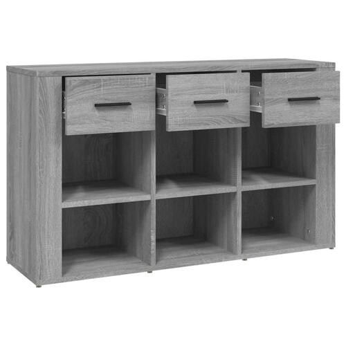 Skænk 100x30x59,5 cm konstrueret træ grå sonoma-eg