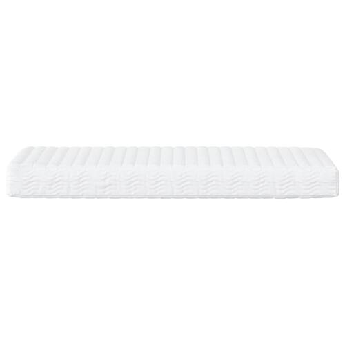 Daybed med madras 80x200 cm stof lysegrå