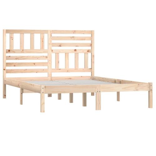 Sengeramme 120x190 cm massivt fyrretræ