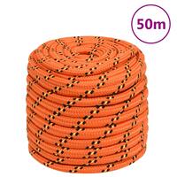 Tovværk til båd 18 mm 50 m polypropylen orange