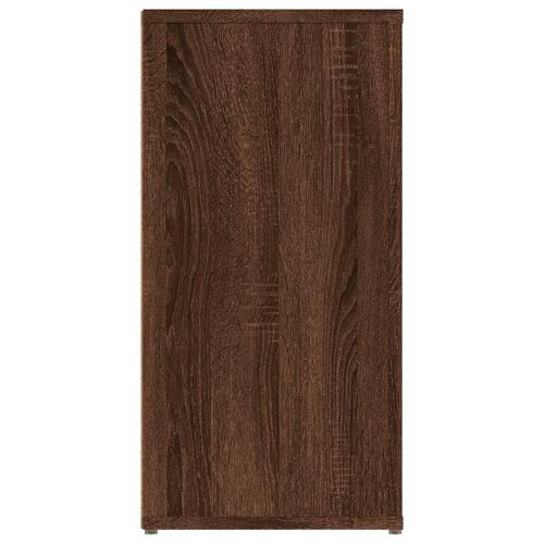 Skænk 100x30x59,5 cm konstrueret træ brun egetræsfarve