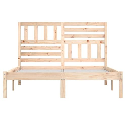 Sengeramme 135x190 cm massivt fyrretræ