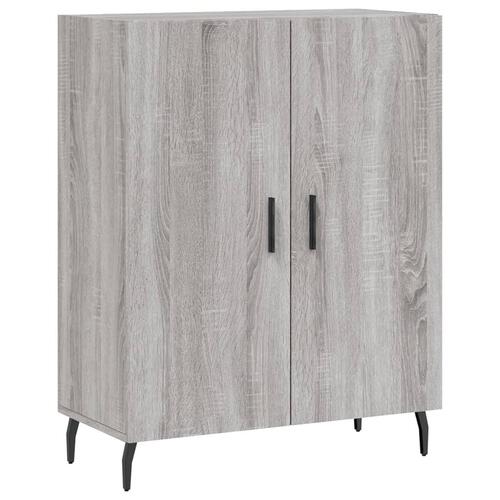 Skænk 69,5x34x90 cm konstrueret træ grå sonoma-eg