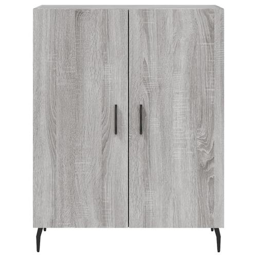 Skænk 69,5x34x90 cm konstrueret træ grå sonoma-eg