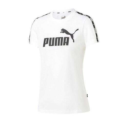 Kortærmet Sport T-shirt Puma Power Tee W Hvid S