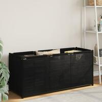 Opbevaringskasse 105x34,5x45 cm stof sort