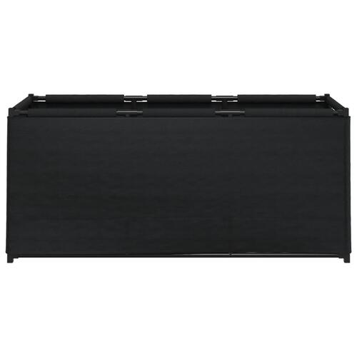 Opbevaringskasse 105x34,5x45 cm stof sort