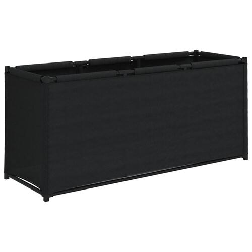 Opbevaringskasse 105x34,5x45 cm stof sort