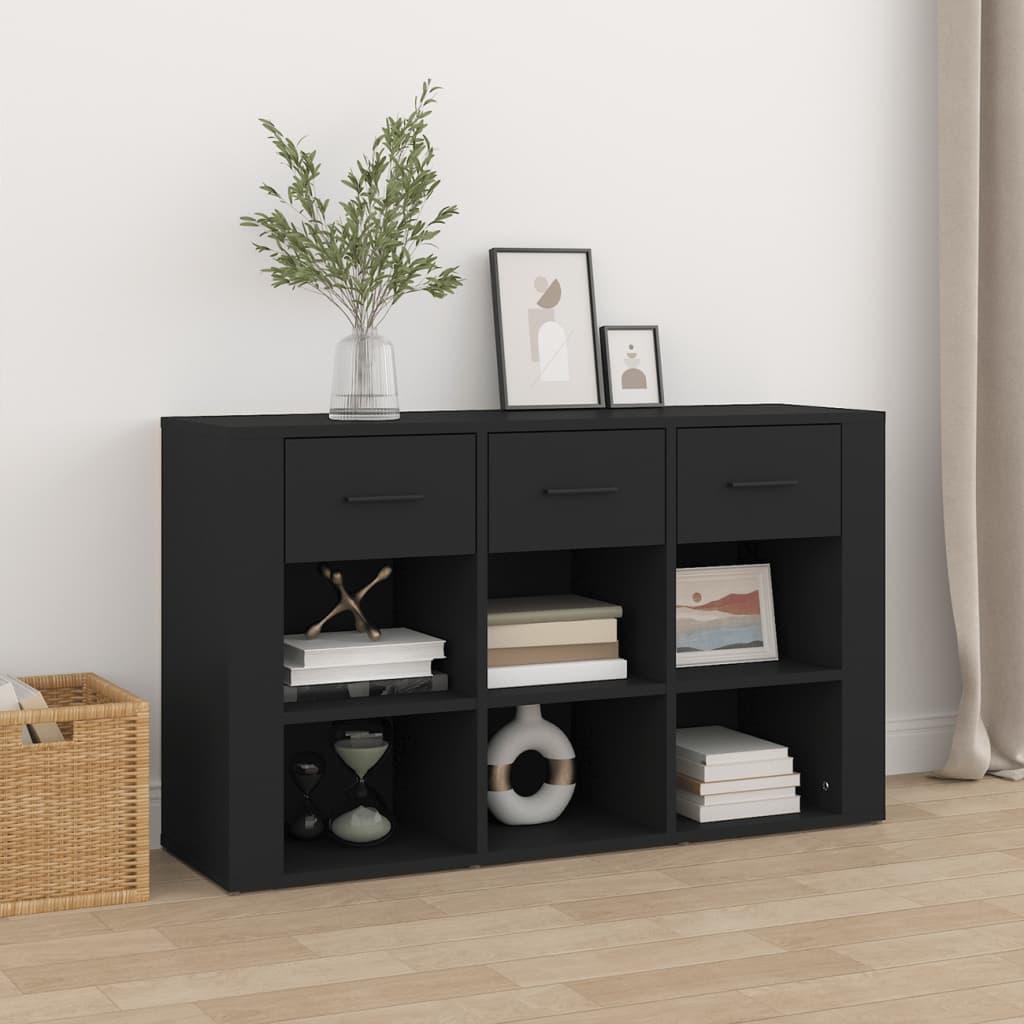 Skænk 100x30x59,5 cm konstrueret træ sort
