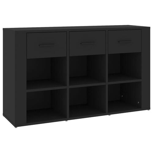 Skænk 100x30x59,5 cm konstrueret træ sort