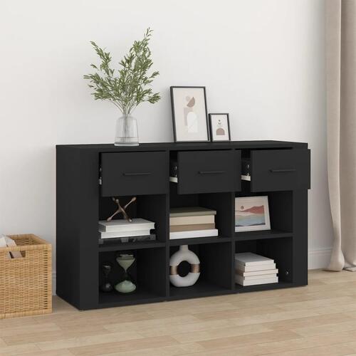 Skænk 100x30x59,5 cm konstrueret træ sort