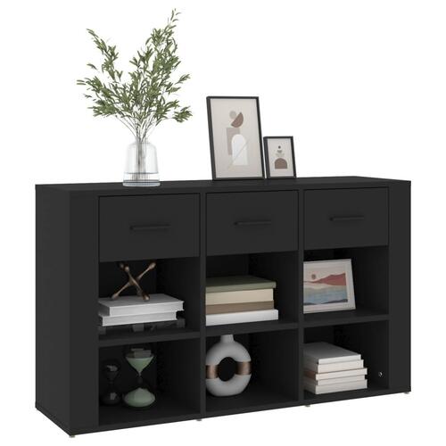 Skænk 100x30x59,5 cm konstrueret træ sort