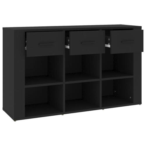 Skænk 100x30x59,5 cm konstrueret træ sort