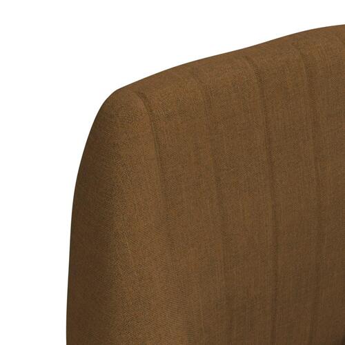 Barstole 2 stk. stof brun