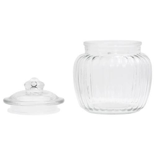 Opbevaringsglas 6 stk. 500 ml glas