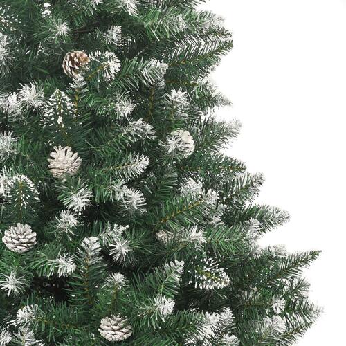 Kunstigt juletræ med juletræsfod 120 cm PVC