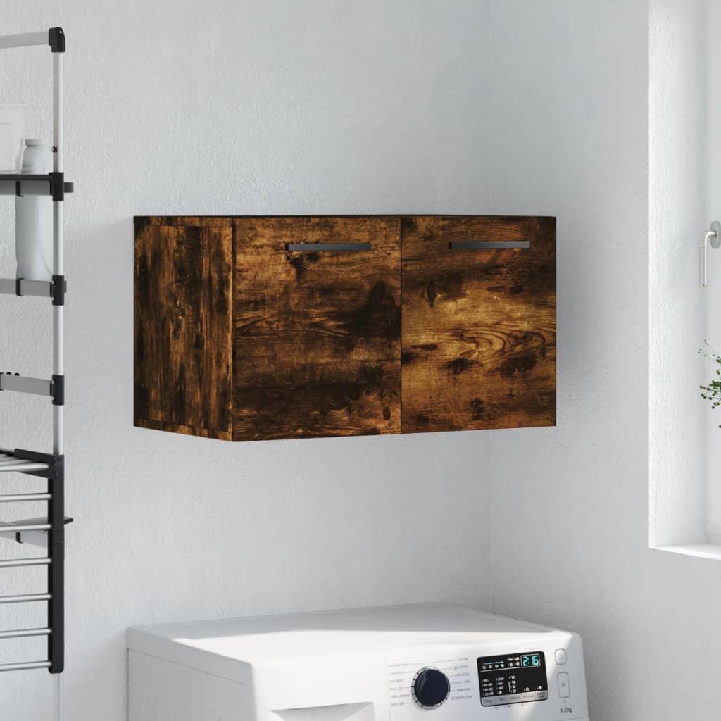 Vægskab 60x36,5x35 cm konstrueret træ røget egetræsfarve