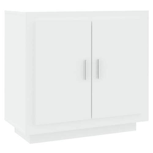 Skænk 80x40x75 cm konstrueret træ hvid