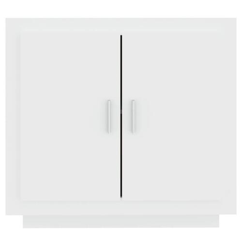 Skænk 80x40x75 cm konstrueret træ hvid