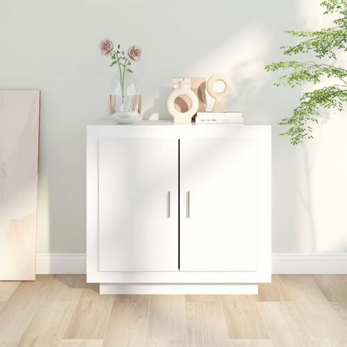 Skænk 80x40x75 cm konstrueret træ hvid
