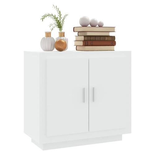 Skænk 80x40x75 cm konstrueret træ hvid