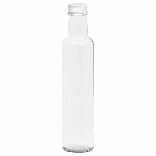 Små glasflasker med skruelåg 10 stk. 260 ml