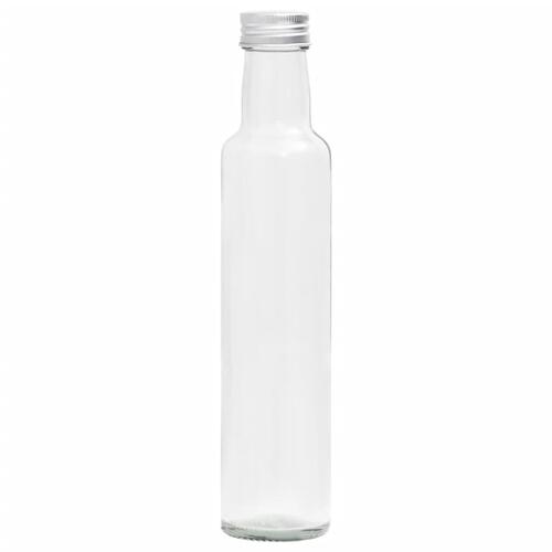 Små glasflasker med skruelåg 10 stk. 260 ml