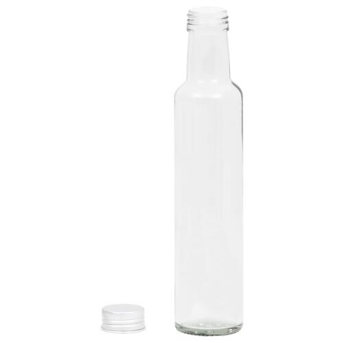 Små glasflasker med skruelåg 10 stk. 260 ml