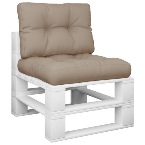 Pallehynder 2 stk. stof gråbrun