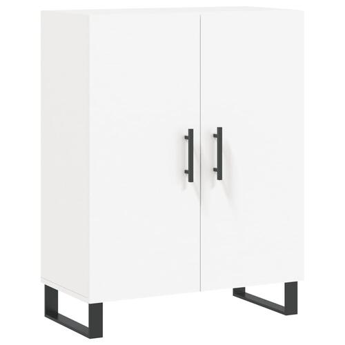Skænk 69,5x34x90 cm konstrueret træ hvid