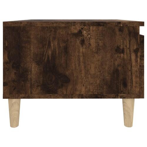 Sideborde 2 stk. 50x46x35 cm konstrueret træ røget egetræsfarve