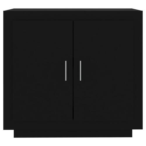 Skænk 80x40x75 cm konstrueret træ sort