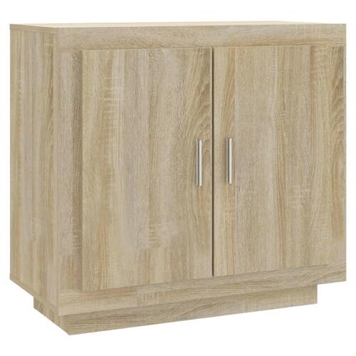 Skænk 80x40x75 cm konstrueret træ sonoma-egetræsfarve