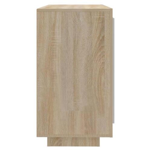 Skænk 80x40x75 cm konstrueret træ sonoma-egetræsfarve