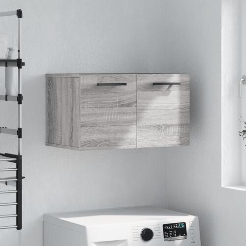 Vægskab 60x36,5x35 cm konstrueret træ grå sonoma-eg