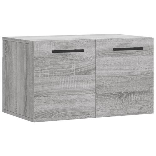 Vægskab 60x36,5x35 cm konstrueret træ grå sonoma-eg