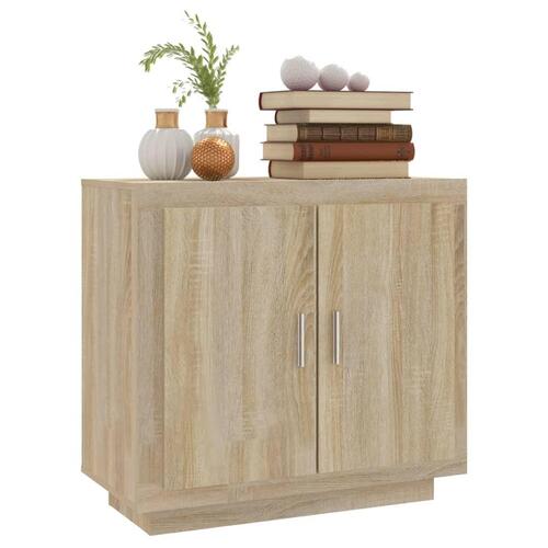 Skænk 80x40x75 cm konstrueret træ sonoma-egetræsfarve
