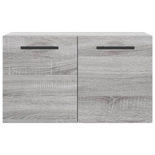 Vægskab 60x36,5x35 cm konstrueret træ grå sonoma-eg