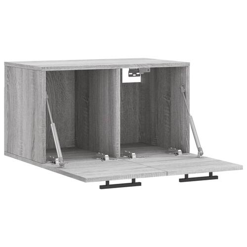Vægskab 60x36,5x35 cm konstrueret træ grå sonoma-eg