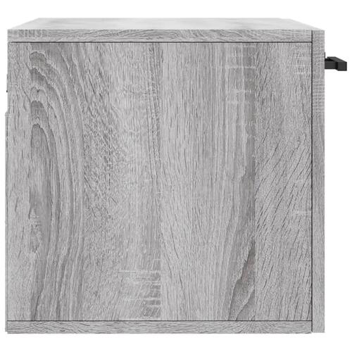 Vægskab 60x36,5x35 cm konstrueret træ grå sonoma-eg