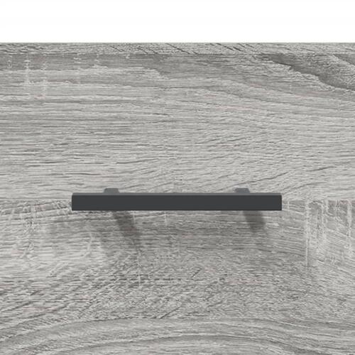 Vægskab 60x36,5x35 cm konstrueret træ grå sonoma-eg