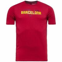 Børne Kortærmet T-shirt Nike FC Barcelona Club Rød 7-8 år