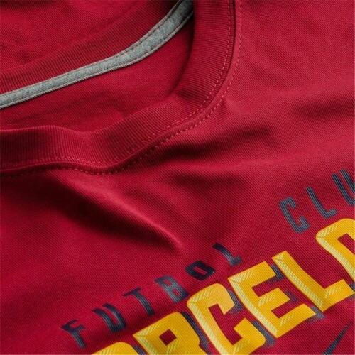 Børne Kortærmet T-shirt Nike FC Barcelona Club Rød 7-8 år
