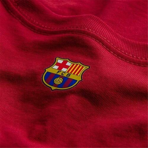 Børne Kortærmet T-shirt Nike FC Barcelona Club Rød 7-8 år