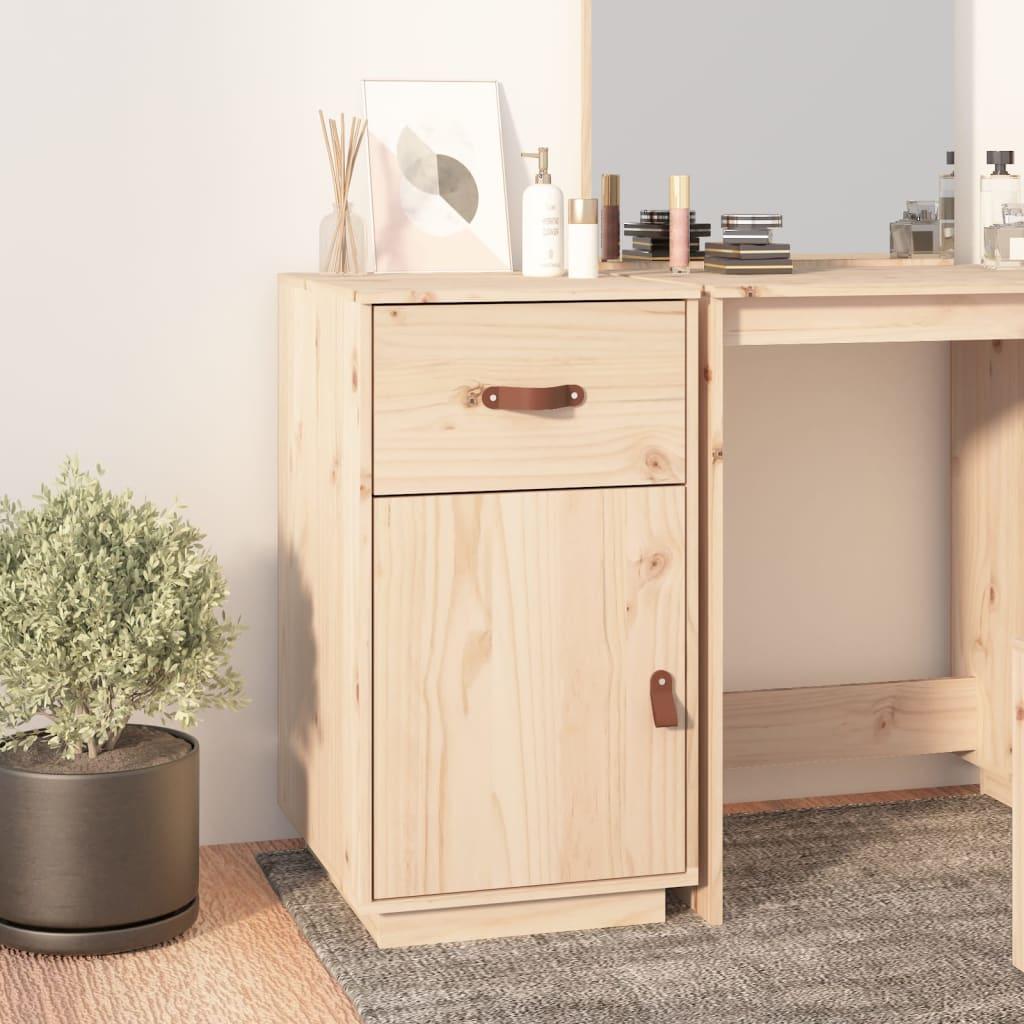 Skrivebordsskab 40x50x75 cm massivt fyrretræ