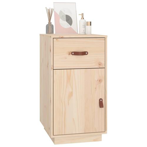 Skrivebordsskab 40x50x75 cm massivt fyrretræ