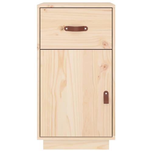 Skrivebordsskab 40x50x75 cm massivt fyrretræ